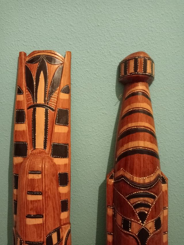 Máscaras tribales madera - Decoración
