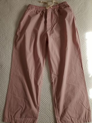 Pantalón rosa Zara - Mujer