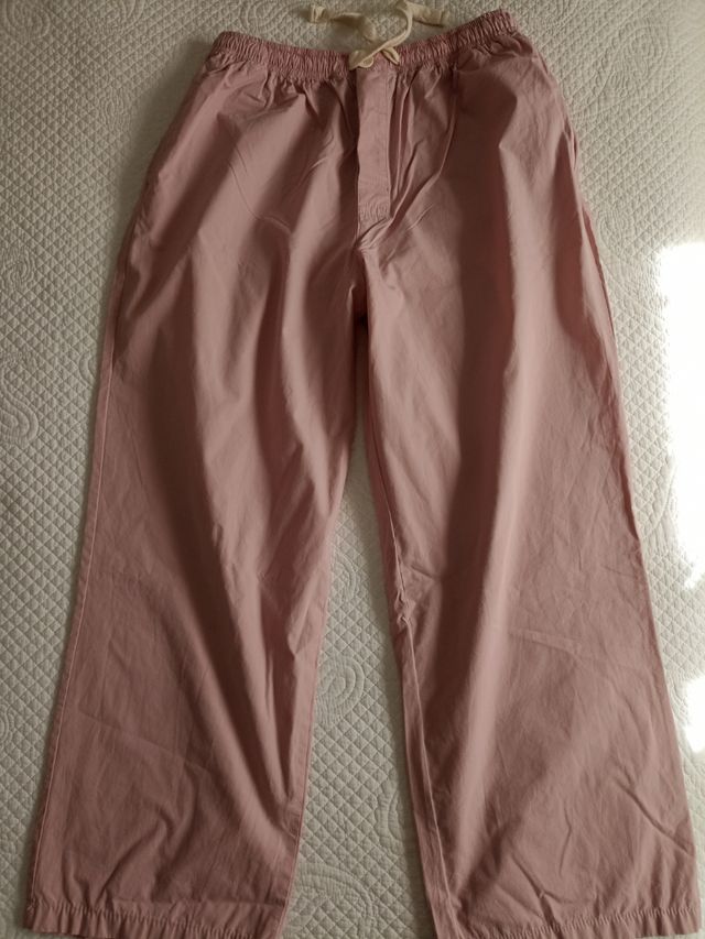 Pantalón rosa Zara - Mujer