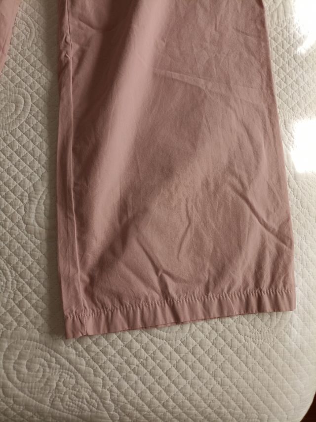 Pantalón rosa Zara - Mujer