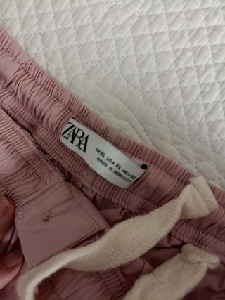 Pantalón rosa Zara - Mujer