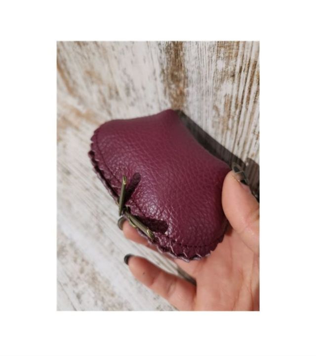 Monedero piel cremallera