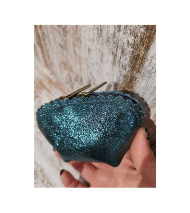 Monedero piel cremallera