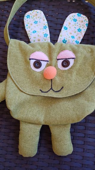 Bolso bandolera infantil - Conejo