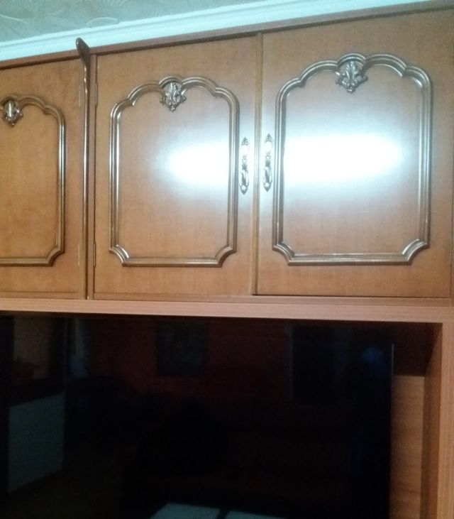 Mueble TV madera 3 cuerpos