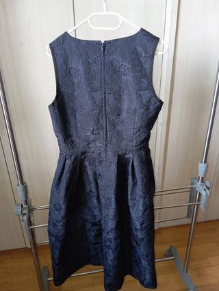 Abito da cocktail blu, 2 tasche nascoste, 42italia