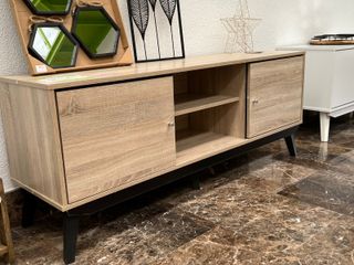 A TAN SOLO 99€ Mueble de Tv color madera ELEGANTE 