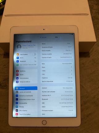 Ipad Air 2°Gen Wifi + Cellular 128Gb