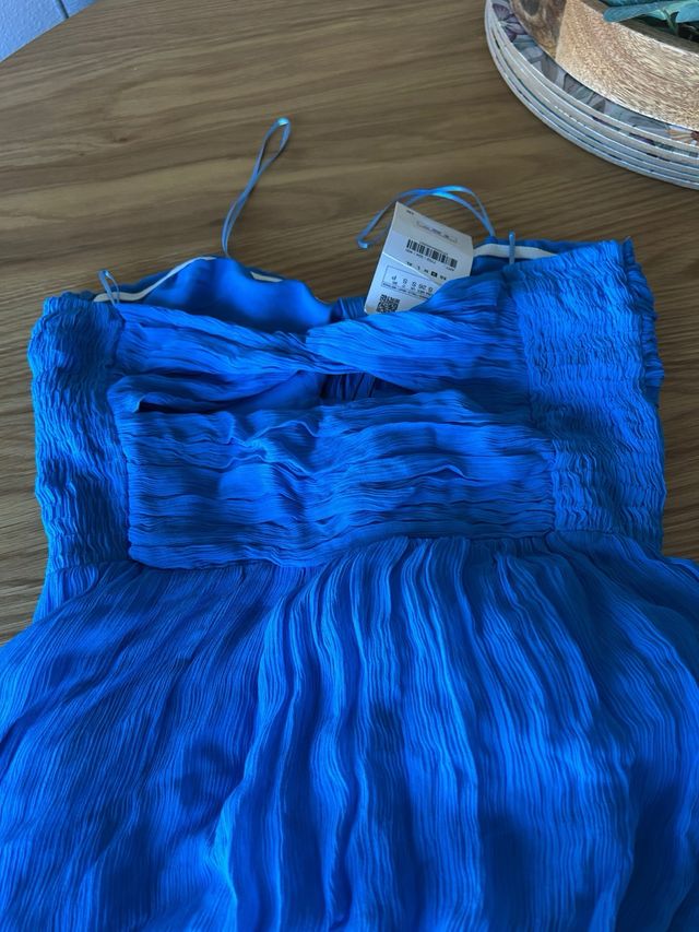 Vestido Zara azul talla S - NUEVO