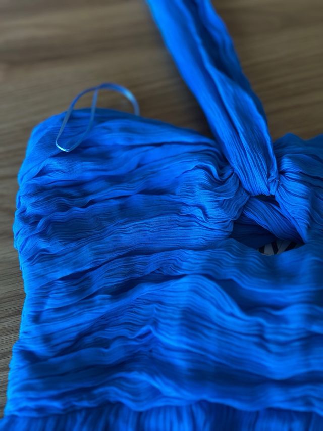 Vestido Zara azul talla S - NUEVO