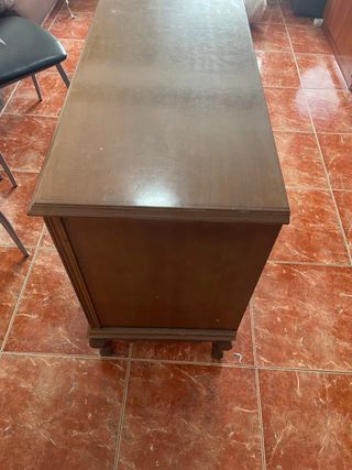Escritorio vintage madera 4 cajones