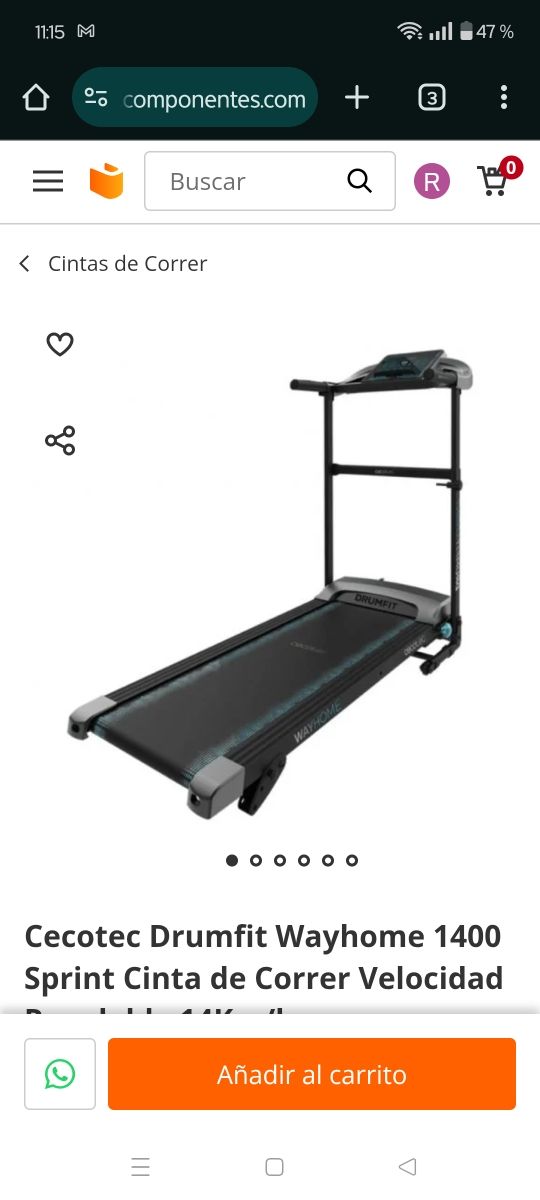 Cinta correr cecotec