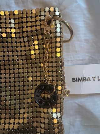Bolso Bimba y Lola dorado