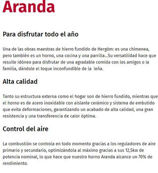 FORNO HERGOM ARANDA - 2001008