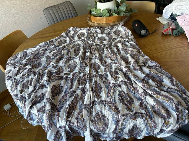 Falda larga H&M XXL multicolor