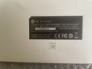 Teclado Mecánico E-Yooso Z-11, Switch Azul