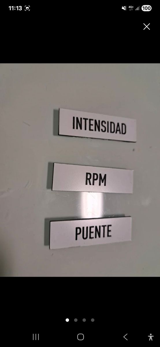 Grabados de placas en láser