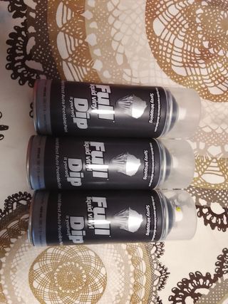 3 botes Full Dip vinilo líquido
