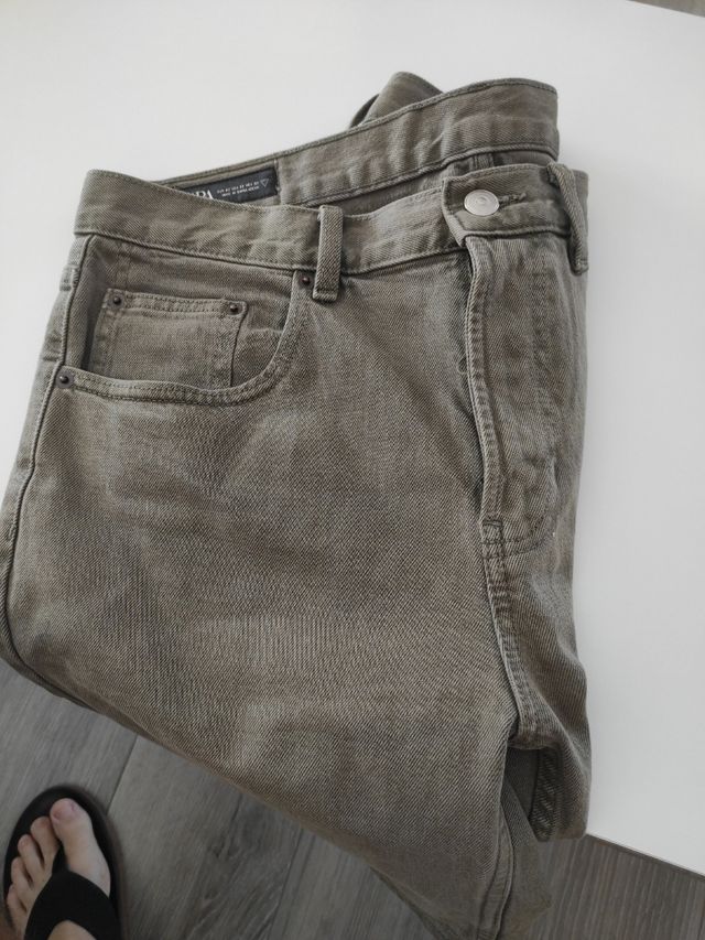 Shorts Zara verde oliva