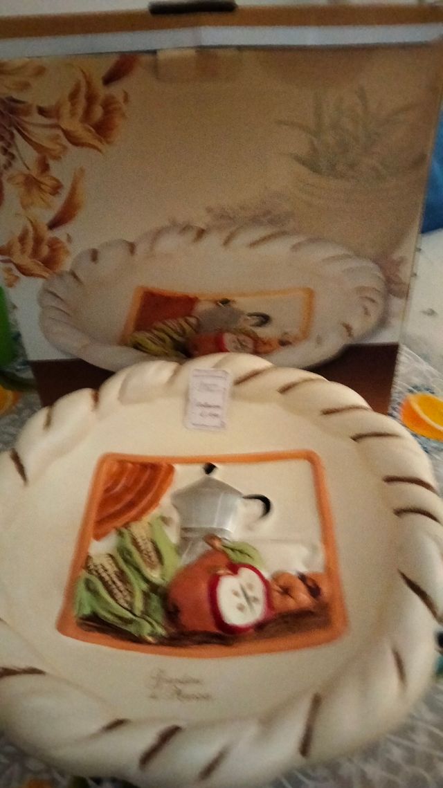 Set Cucina Ceramica Beige - 3pz Giardini di marzo.