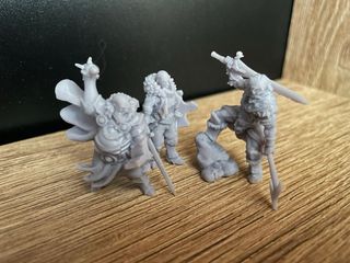 Miniature D&D/Warhammer: guerrieri