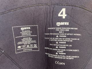 Neopreno Mares Evolution 5mm talla 4