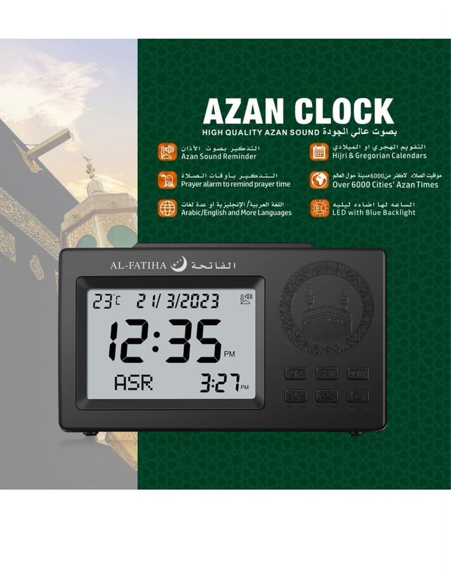 Reloj Alarma Musulmán AL-FATHIA