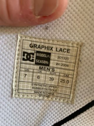 Botas Snowboard DC - Blancas y Grises