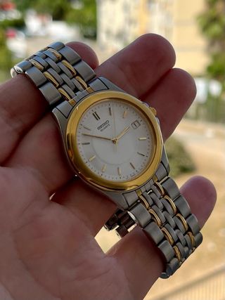 Reloj Seiko Quartz bitono Vintage NOS *Año 1993*