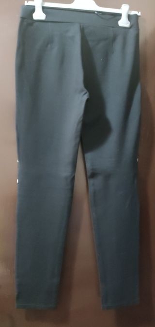 Pantaloni neri elasticizzati donna