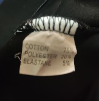 Pantaloni neri elasticizzati donna