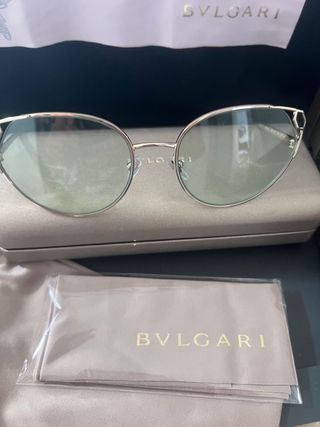 Gafas sol Bvlgari - Verde -dorado 