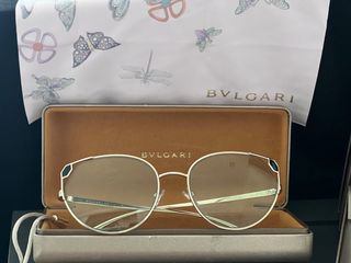Gafas sol Bvlgari - Verde -dorado 