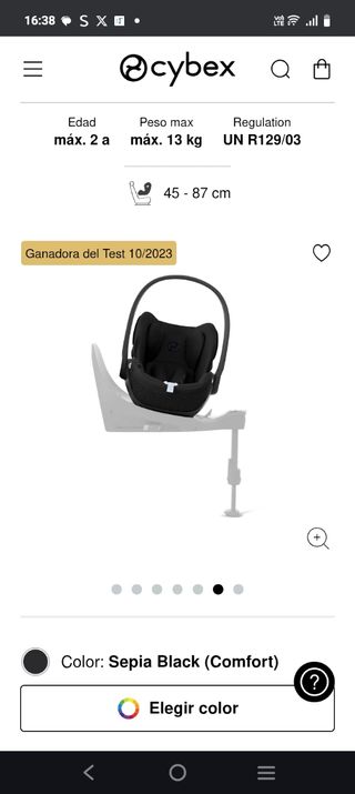 Cybex Priam + silla coche +Base T coche+ 2 bolsos 