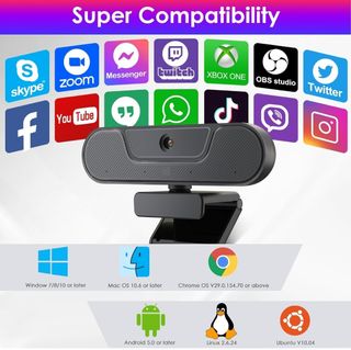 Webcam 4K V20 Videoconferencia