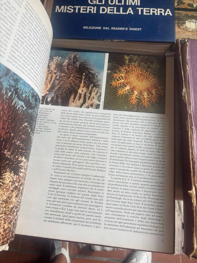 Lotto di 6 libri sulla natura e 1 di Papa Giova