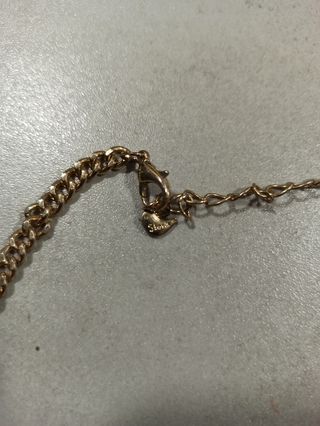 Collar dorado Sfera - Flores brillantes