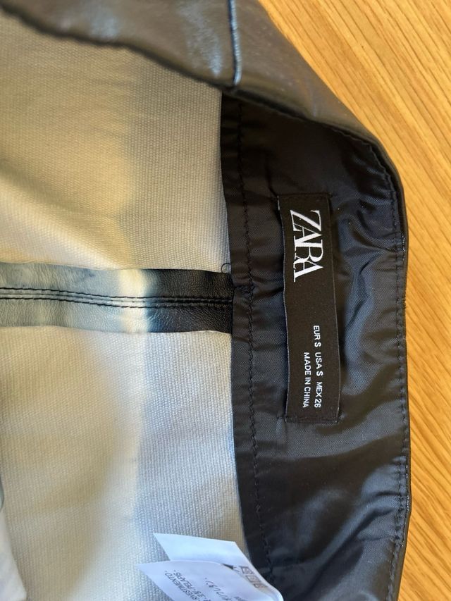 Minifalda Zara S - Azul Tie-Dye