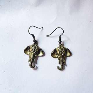 Pendientes Elefante - Dorado