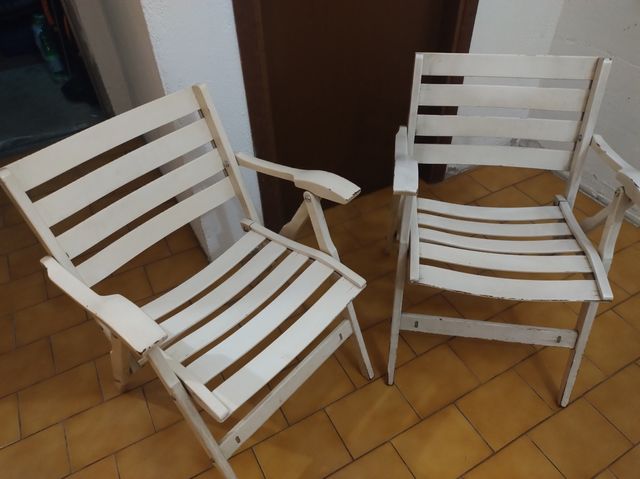 Sedie pieghevoli anni '70