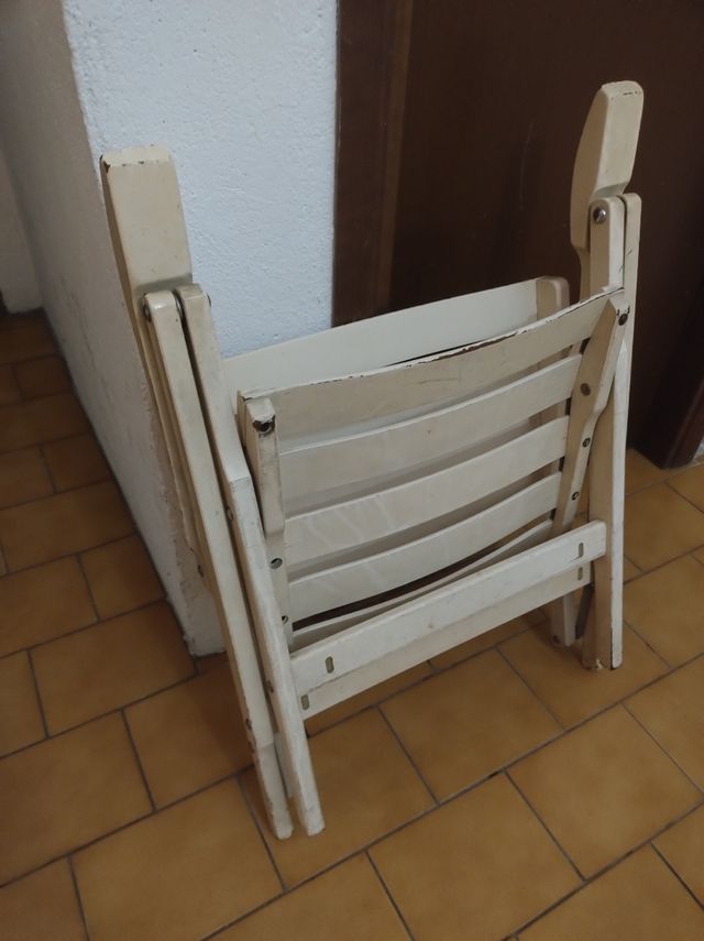 Sedie pieghevoli anni '70