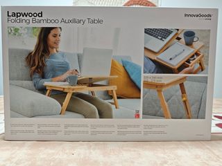 Mesa plegable bambú Lapwood