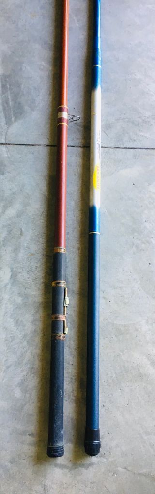 2 Canne da Pesca Vintage