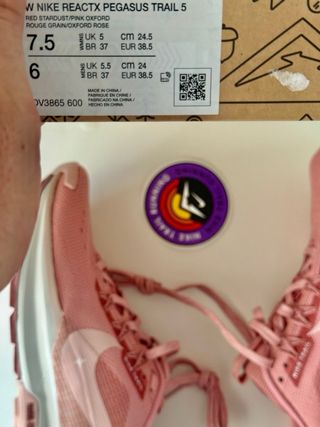 Zapatillas Nike ReactX Pegasus Trail 5 t-38,5