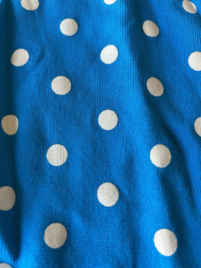 Vestido Zara azul lunares - Talla S