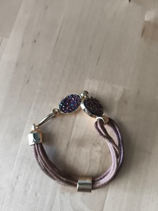 Pulsera Bimba y Lola marrón-dorada