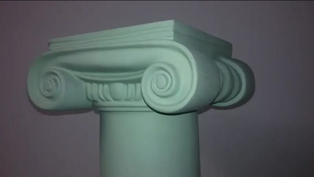 Columna Decorativa Verde