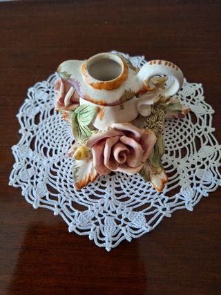 Portacandela vintage Capodimonte