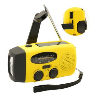 Radio de emergencia solar y manivela - AM/FM
