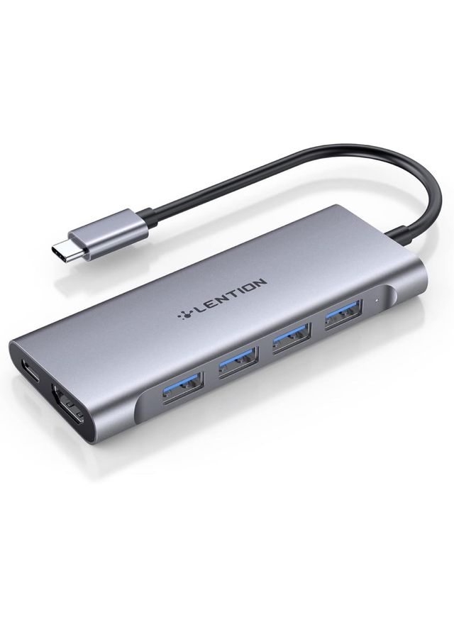 Adaptador multipuerto USB-C LENTION
